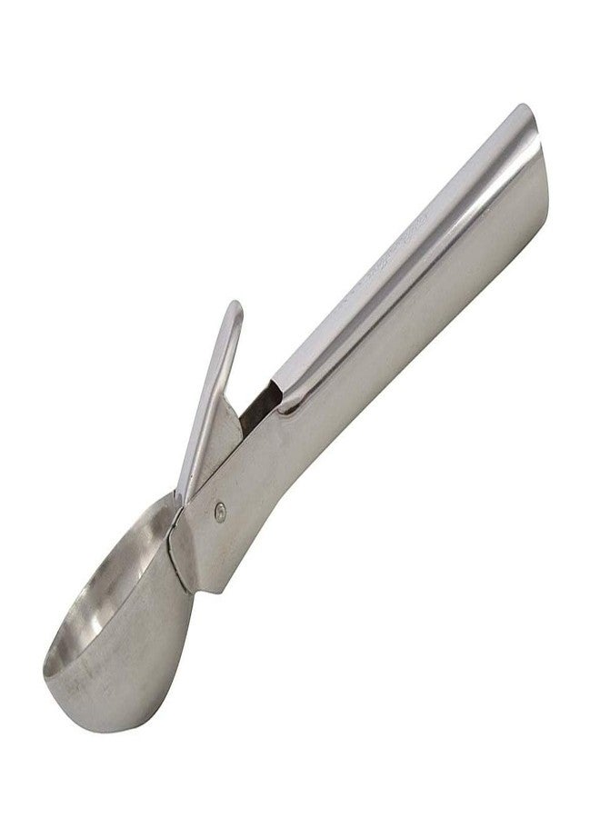ServEzee Stainless Steel Easy Trigger Ice Cream Scoop Scooper Serving Spoon Big Size, Multifunctional, Silver, 1 pc - Image 3